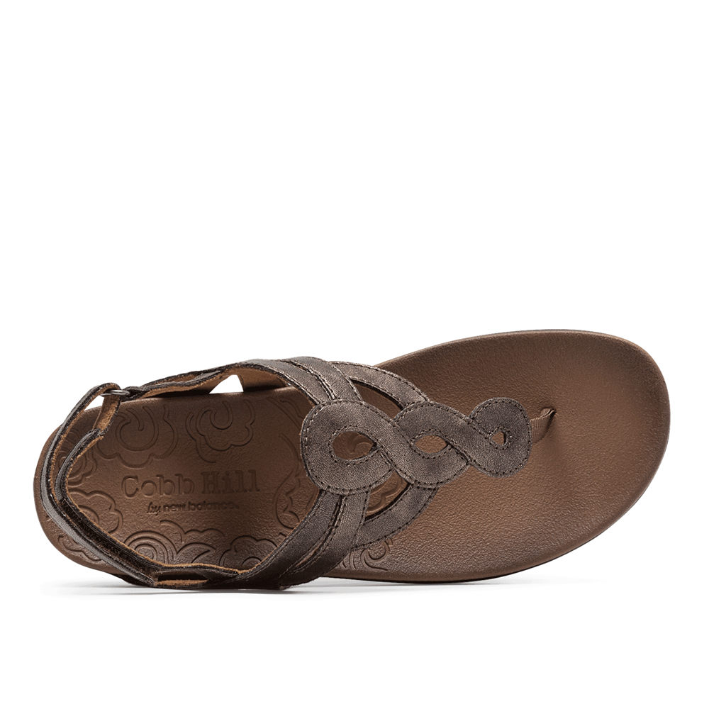 Rockport Womens Sandals Dark Brown - Ramona - UK 273-BAMNXS